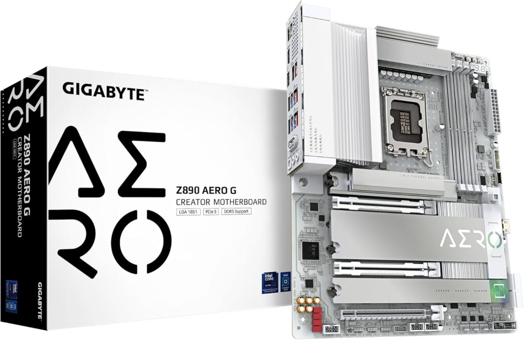 Scheda madre GIGABYTE Z890 AERO G con circuiteria audio isolata per home recording senza fruscii