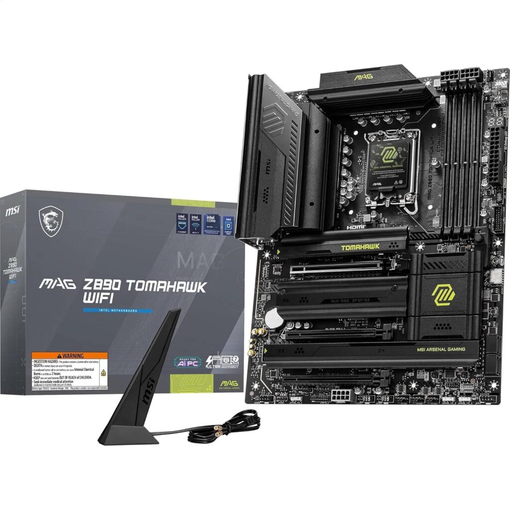 Scheda madre MSI MAG Z890 Tomahawk WiFi, ottima scheda madre DAW economica per produzione musicale