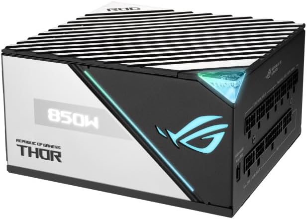 ASUS ROG Thor 850W Platinum II, alimentatore con tecnologia 0dB per l'assemblaggio di un PC audio professionale