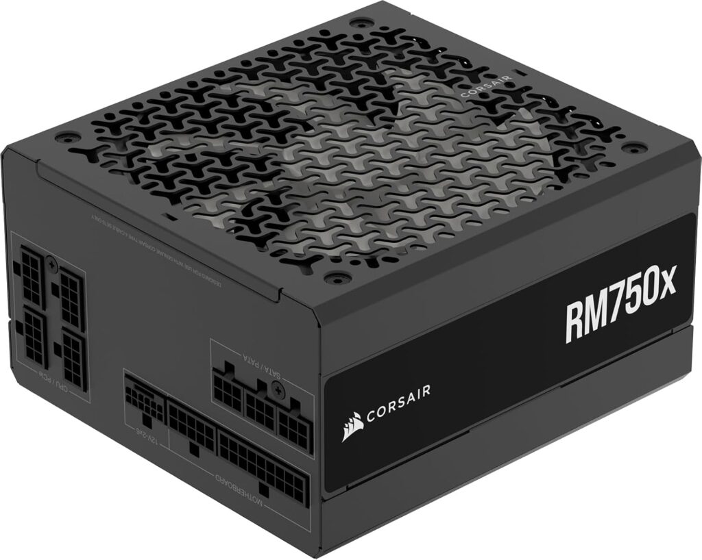 Corsair RM750x ATX 3.1 con modalità Zero RPM per azzerare il rumore di fondo in studio di registrazione