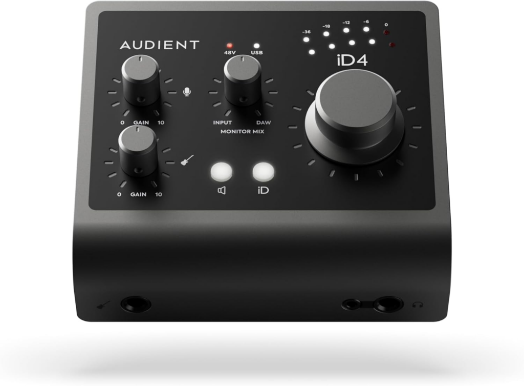Interfaccia audio USB Audient iD4 MkII, la scelta consigliata per chi inizia a registrare