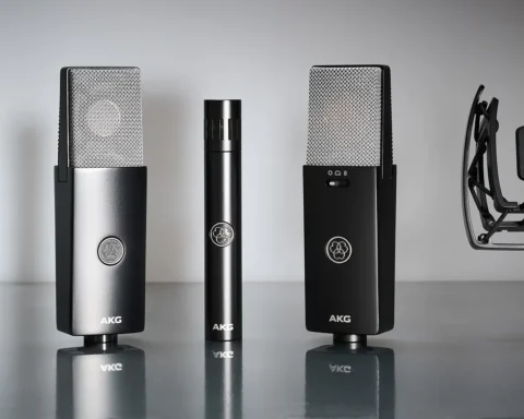 I tre nuovi microfoni da studio AKG Serie C: i modelli C104, C114 e C151 per podcast, streaming e registrazione musicale.